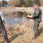 На річці Гнилоп’ять у Житомирській області затримали порушника, що рибалив сіткою під час нересту