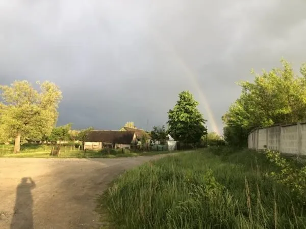 Яскрава веселка у Кам’яному Броді на Житомирщині. ФОТО