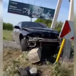 ДТП на кільцевій розв'язці Житомир-Левків: автомобіль вилетів з дороги