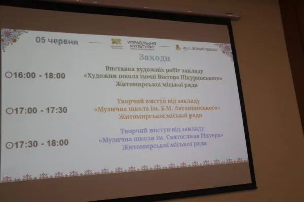 Концерти, виставки та армреслінг: розклад безкоштовних заходів на Михайлівській у Житомирі